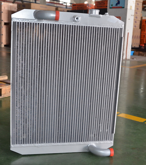 Aluminum compact heat transfer plate heat exchanger for water cooler radiator