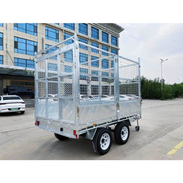 10x7 Dual Axle Box Trailer Hot Dip Galvanised Tilt Box Trailer 3500kg ATM