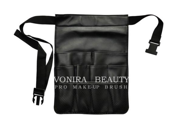 Saco cosmético profissional da escova da composição de 6 bolsos com a correia da correia do artista