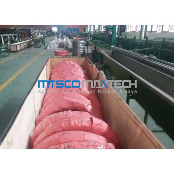 EN10216-5 300 Series Stainless Steel Coiled Tubing Bright Annealed Surface For Fuild