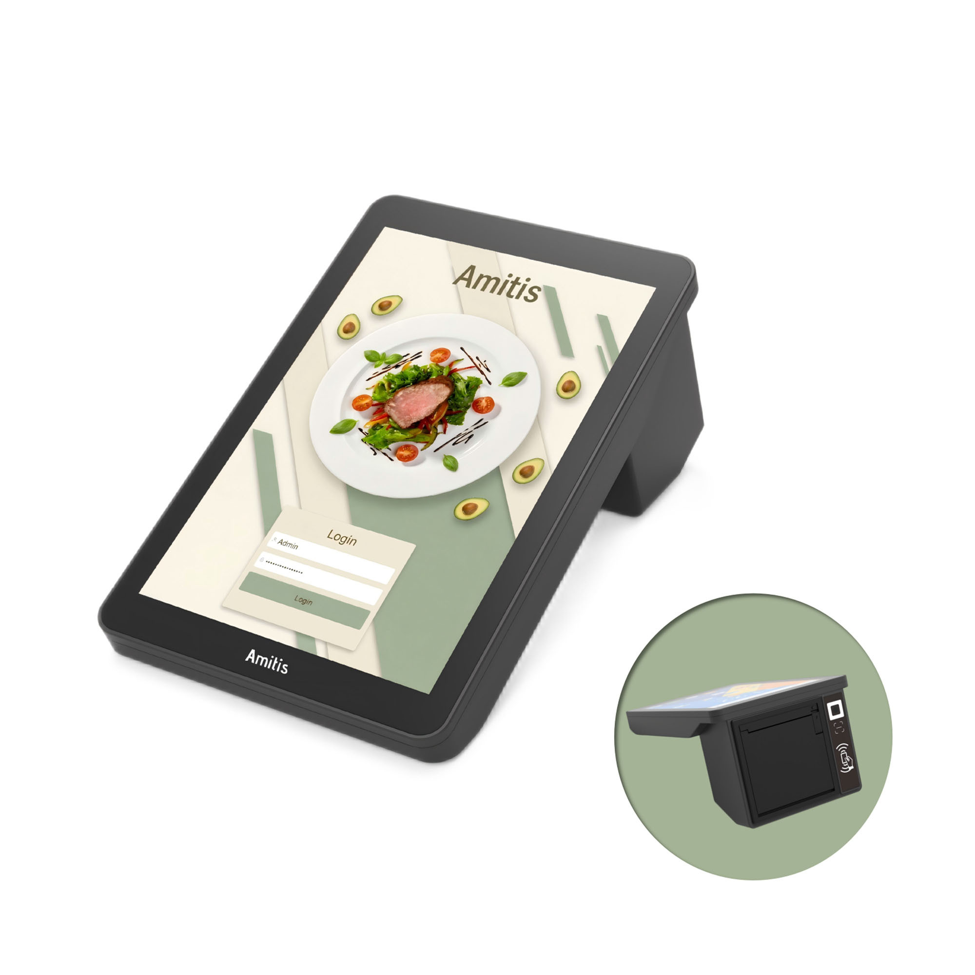 Android 13 Mini Portable POS Terminal For Mobile Markets & Pop Up Stores