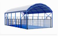 Ventas directas de fábrica Cortes de tenis cubiertas Paddle panorámico Cortes de tenis con techo