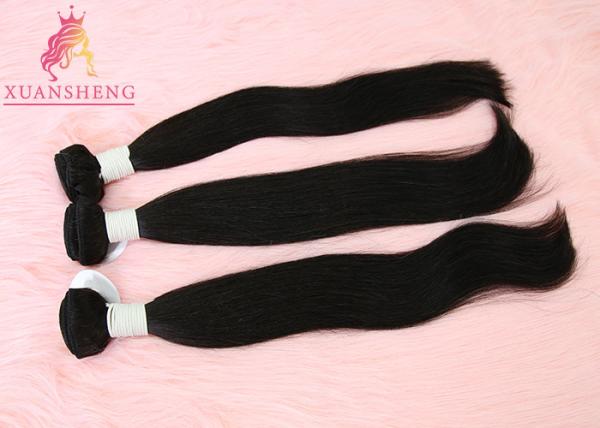9A Real Raw Brazilian Straight Hair Bundles Remy 100% Natural Color