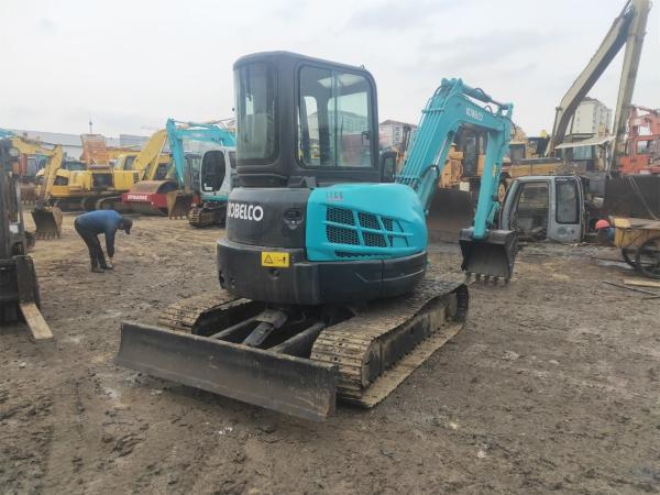                  Origin Japan Mini Digger Kobelco Sk55sr with Low Hours, Used Kobelco MIDI Track Excavator Sk55 Sk60 Sk70 Sk75 on Promotion.             