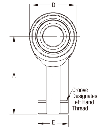 Carbon Steel Zinc Coated CF Series Spherical Rod End