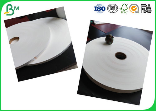 60gsm 120gsm 100% Virgin Wood Pulp Straw Paper Rolls , Eco - Friendly Paper