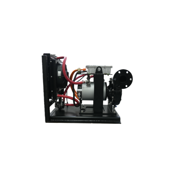 Integrated Water Pump Module with 30kW PMSM Motor, 50 m³/h Flow Rate, and IP67 Protection for Municipal Vehicles