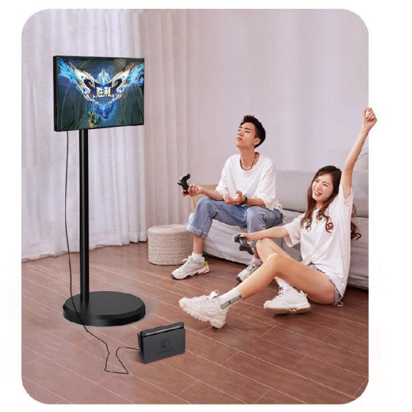 VETO Wireless Portable TV Long Battery Life 32 Inch Rotatable Smart Advertising Digital Signage