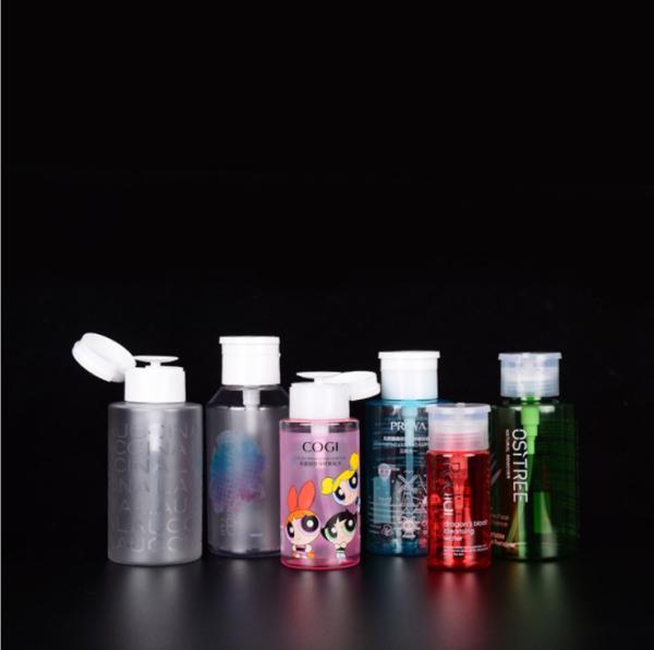 100ml 200ml 300ml 330ml Makeup Remover Bottle PET Plastic Cosmetic Bottles OEM (MC-405）