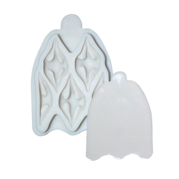 Moldes del silicón de la categoría alimenticia 3d, torta de Diy que adorna moldes de la pasta de azúcar