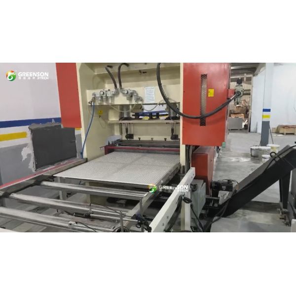 Automatic Gypsum Board Perforation Machine with 11 KW Power and 1 Pc/minute Capacity for Acoustic Panels