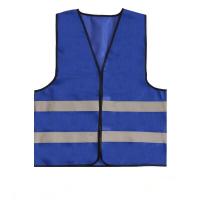 Veste de sécurité réfléchissante SGS OEM Veste haute visibilité bleue