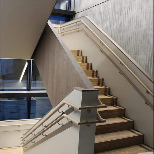 Barandilla de escalera delgada montada en la pared - Aleación de aluminio de alta capacidad de peso