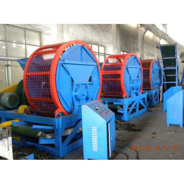 High Optical Sorting Systems Waste Tire Recycling Machine Line with PLC Control and Customizable Conveyor