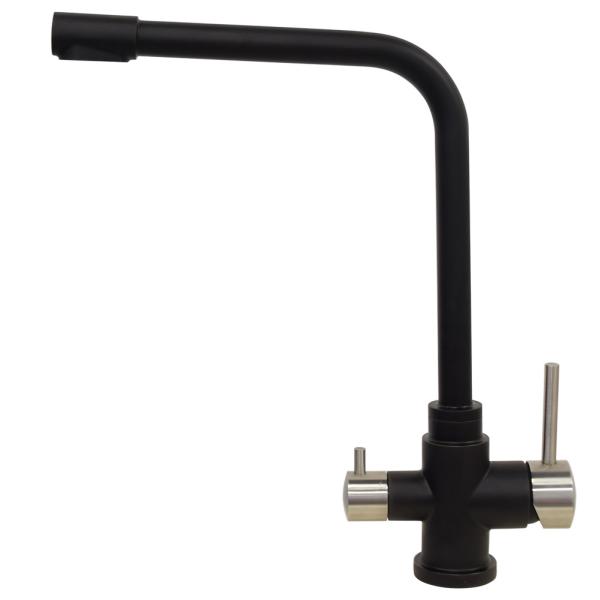 Black Kitchen Faucets Stainless Steel 304/316 Kitchen Sink Tap Water Mixer 3 Way Water Filter Tap Water Faucets