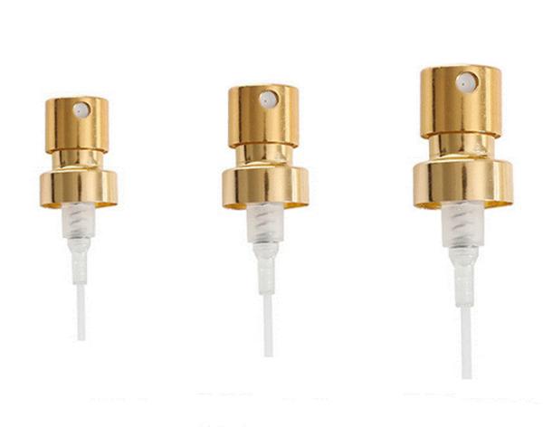 Customized Metalized aluminum crimp pump powder spray pump 15mm
