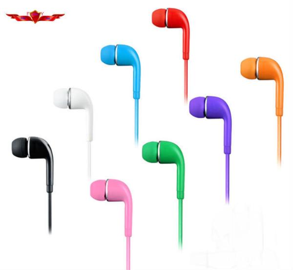 Newest Multi Color 3.5MM Wired HD Earphone With MIC For Samsung Galaxy Note3