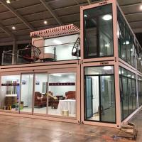 Récipient d'expédition préfabriqué expansible de panneau 