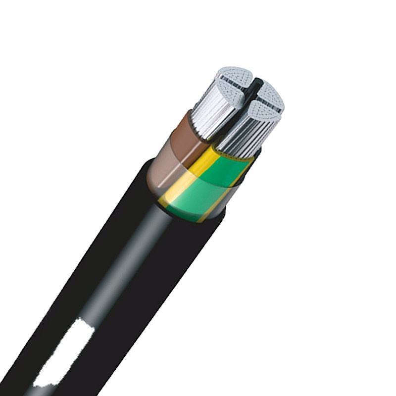 Low Voltage Aluminum Conductor Power Cable 4*70mm 7*95mm XLPE Insulated PVC Jacket YJLV Model IP67 Rated