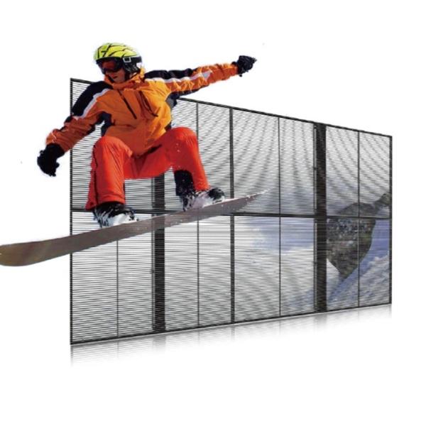 P5.2-10.4 Exibição LED exterior transparente 5000 nits Serviço de frente IP65