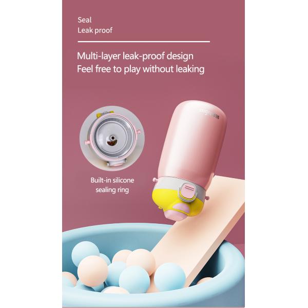 Kids Thermos Flask Stainless Steel Thermo Bottle Sublimation Water Bottle With Strap