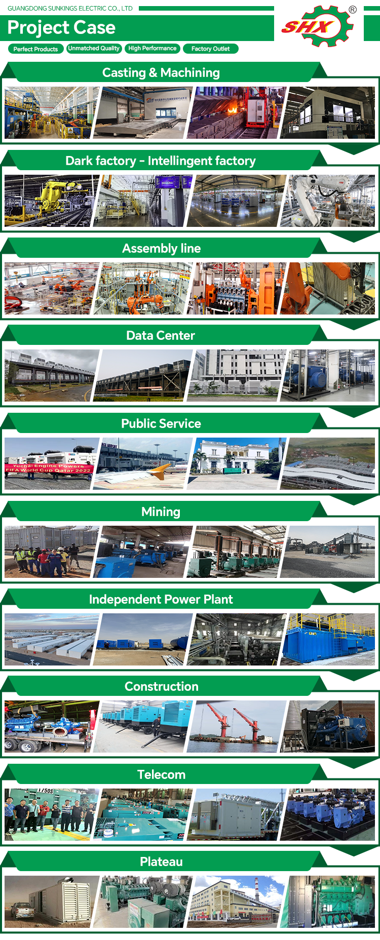 Custom 500kw 800kw 1000kw Methane LNG LPG Natural Gas Powered Generators Set with Water Cooled Backup Generation