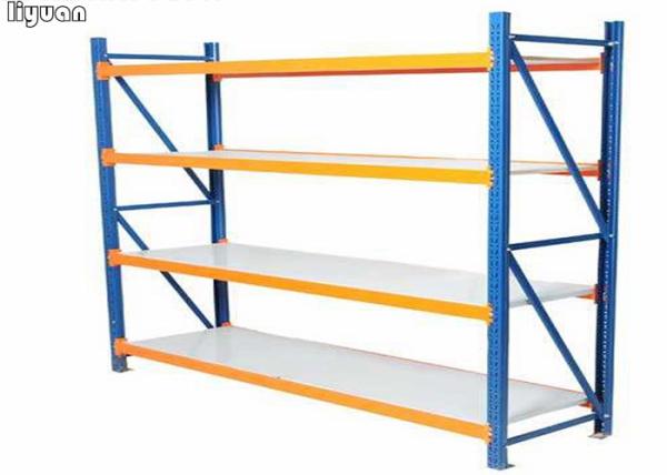 Anti Corrosion Warehouse Storage Shelves , Industrial Warehouse Shelving Robot Welding