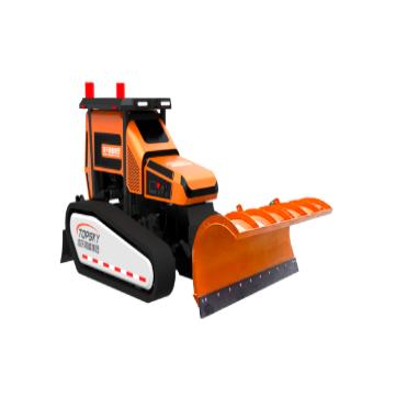 Firefighting Fire Extinguishing Robot 3rd Generation Oil Powered Hydraulic With Water Hose Frame