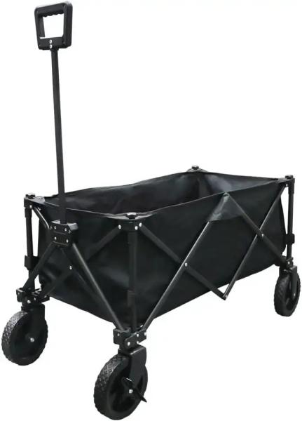 Qingdao Port Steel Foldable Shopping Wagon for Convenient Transport and Loading