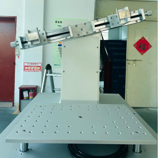 90° Rotation Fatigue Life Testing Machine Equipment For Monitor Stand 80-650 Mm Adjustable Height Distance Fixture Plate