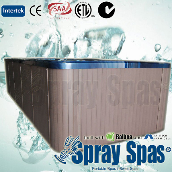 1 * 0.5HP, programmable filtration and 1-speed, 3HP, big endless swim hydrotherapy spa
