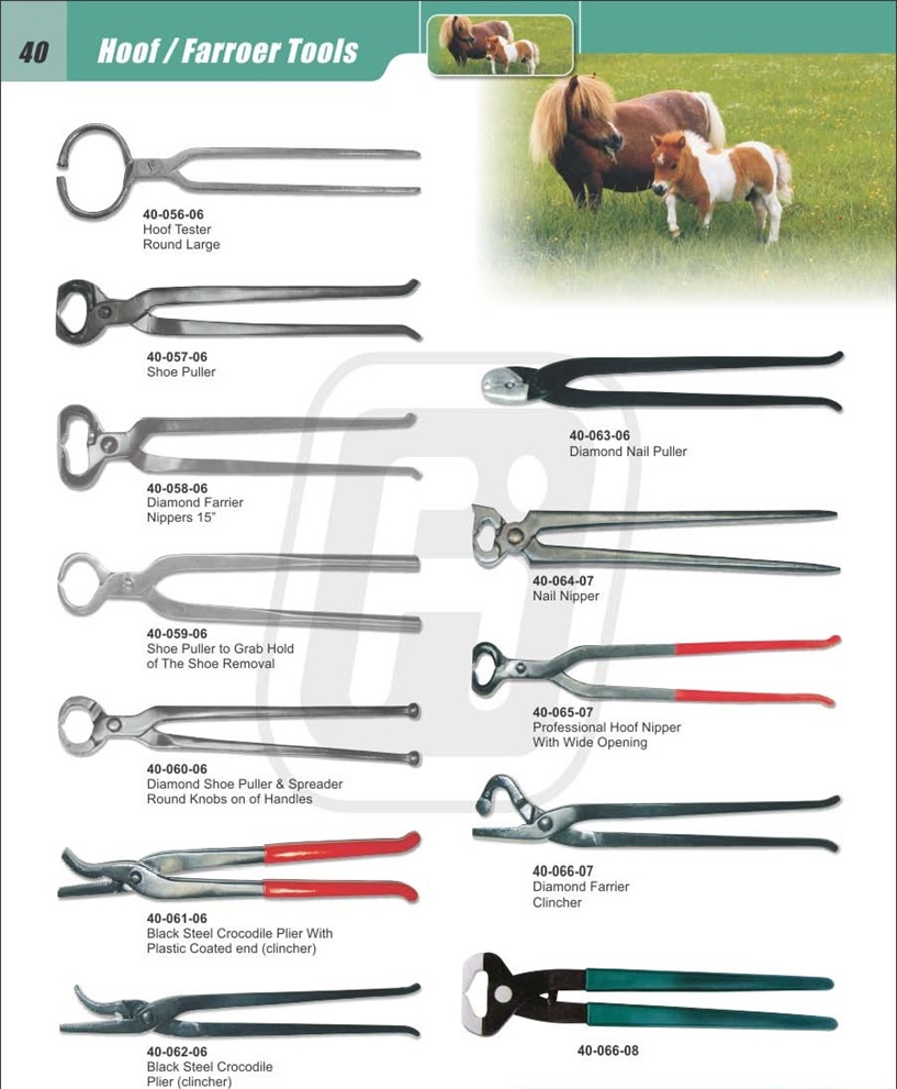 Stainless steel spreader pliers for piglet tail docking clamps, bloodless castration clamps for cattle and sheep