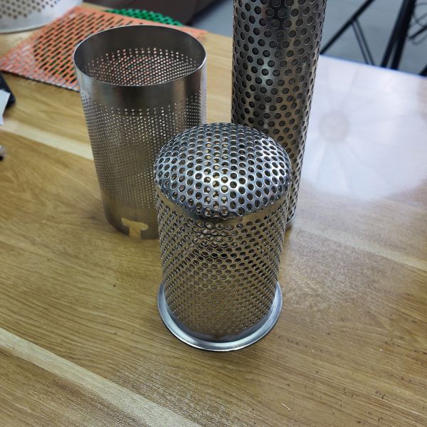 Corrosion Resistant Slotted Metal Plate  1.5mm Hole Filter Tube