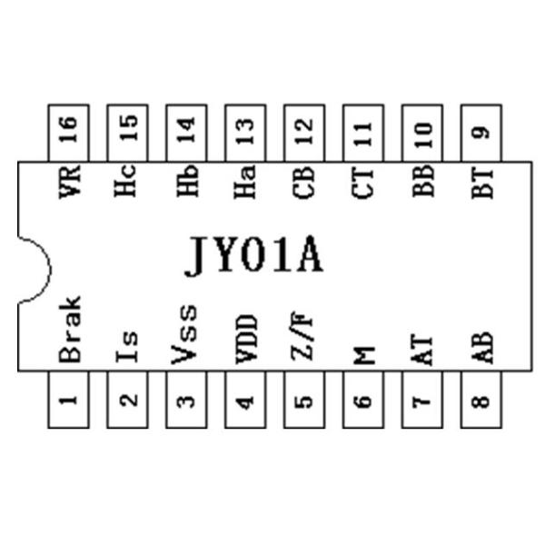 JY01 3 водитель IC мотора участка BLDC, сильнотоковое безщеточное управление мотора IC