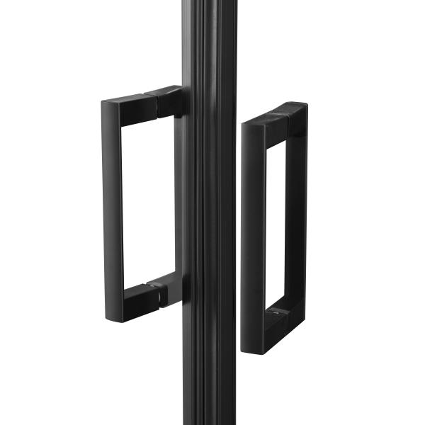 Кабина ливня с белым акриловым алюминием подноса 850*850*2250cm черным