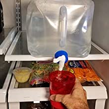 Water Container With Spigot, Storage Carrier Jug, Hiking Backpack, Survival Kit, Water Canteen