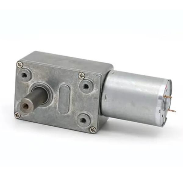 Low Speed Turbo Worm Geared Motor 12V 24V High Torque Worm Gearbox