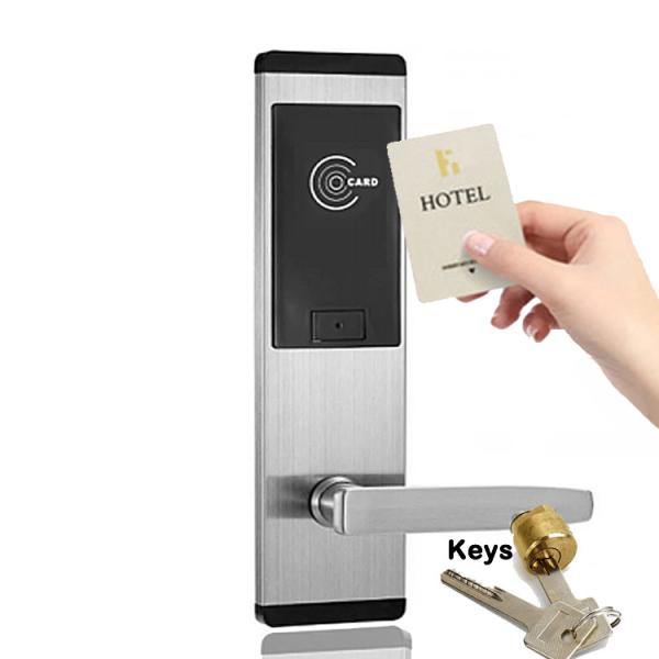 Leitor de cartão eletrônico Keyless Door Lock de Ferreteria Rfid das fechaduras da porta do cartão chave de Cerradura