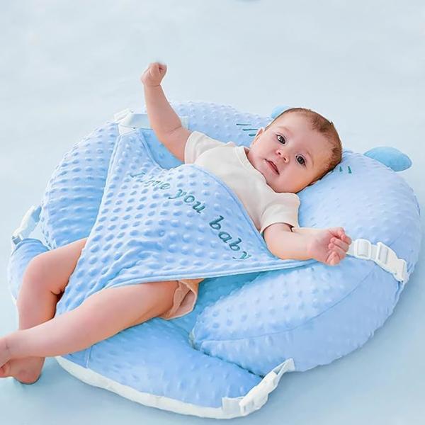 Plus Size Nursing Pillow 23.6x23x8 Inches with Removable Cotton Cover