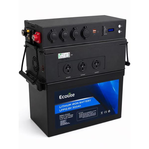 Group 24 Drop-In 100Ah 12V LiFePO4 Camper House Battery 1280Wh Compact Tray 100A BMS