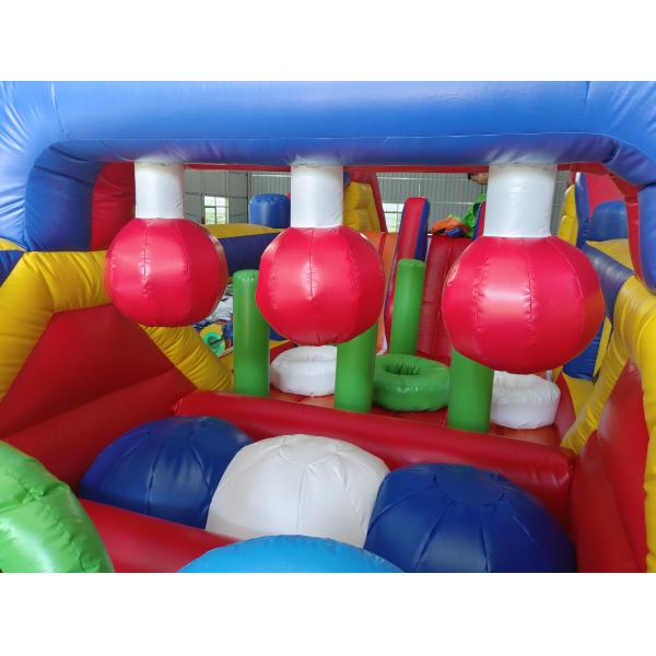 Коммерческий класс ПВХ брезент гигантские надувные препятствия курсы надувные веселый город для открытого воздуха