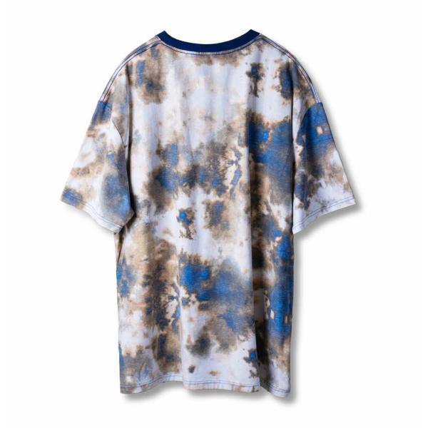O Neck Acid Wash T Shirt Mens , 100% Cotton Material Mens Tie Dye T Shirt