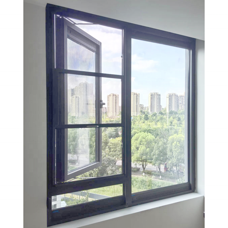 Modern Stainless Steel Wire Mesh Aluminum Alloy Customized Window Screen Door with Washable Mosquito Net Easy Installation