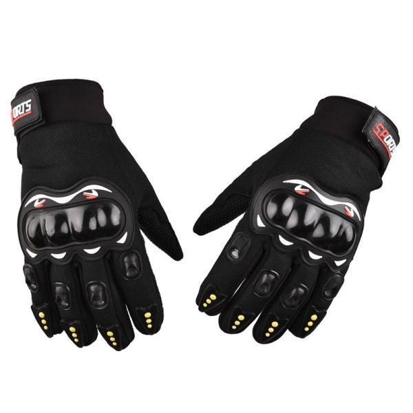 Adults Outdoor Full Finger Motorcycle Glove Custom Anti-Slip Leather Tactical Glove