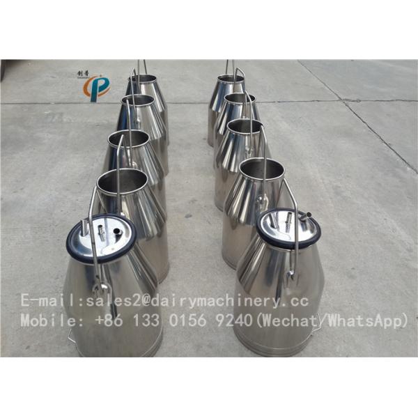 15 litre portable milker milking bucket, steel milking pail with lid, milking machine parts