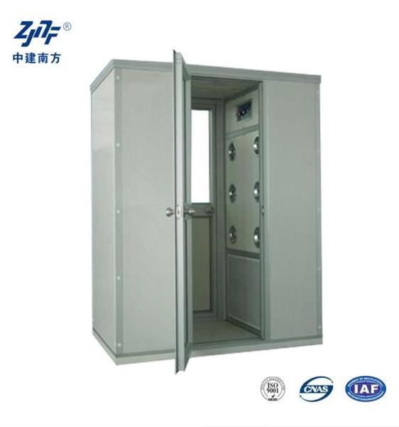 110V 220V SUS304 aço inoxidável baixo ruído sala limpa gabinete de chuveiro de ar, 12 bicos 99,99% aço inoxidável duche de ar sala