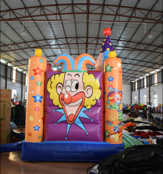 Хвастун дома прыжка смешной картины детей раздувной коммерчески раздувной клоун тематический комбинированный