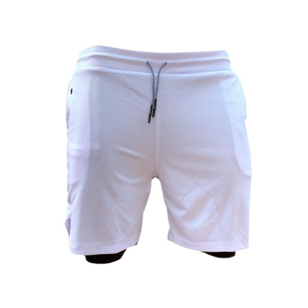 Chemical Fiber Blending Men's Elastic Waist Shorts for Quick Dry and Custom Print