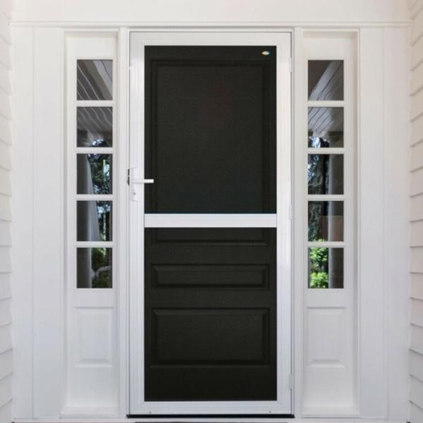 Алюминиевая рама Нержавеющая сталь Скрин Завеса Скрин Двери Для Домостроений