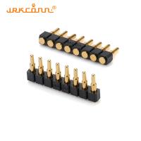 8P Brass Pogo Pin Connectors with 3μ Gold Plating 3A Current